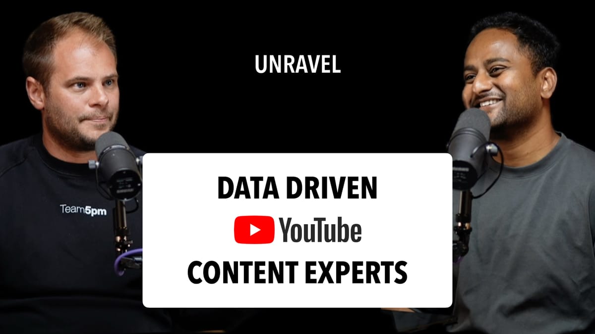 #6: Jelmer Wind - CEO of team5pm  - Data Driven Youtube Content Experts